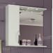 Шкаф-зеркало Francesca Доминго 70 белый, правый купить в Москве по цене от 9850р. в интернет-магазине mebel-v-vannu.ru