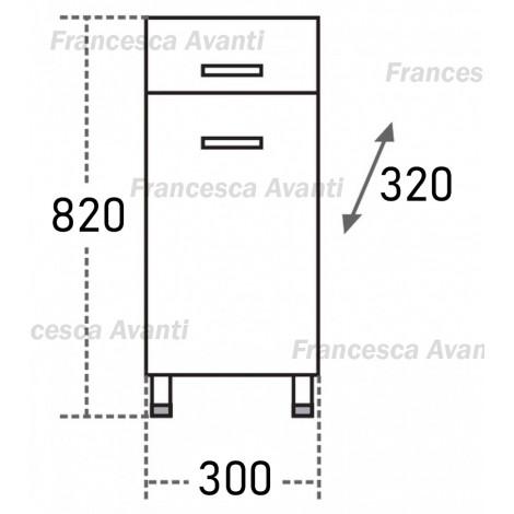 Тумба напольная Francesca 30 см купить в Москве по цене от 6650р. в интернет-магазине mebel-v-vannu.ru