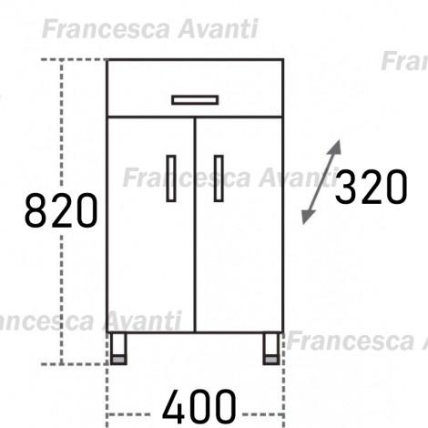 Тумба напольная Francesca 40 см купить в Москве по цене от 7790р. в интернет-магазине mebel-v-vannu.ru