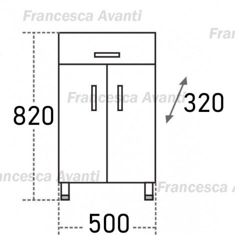 Тумба напольная Francesca 50 см купить в Москве по цене от 8320р. в интернет-магазине mebel-v-vannu.ru