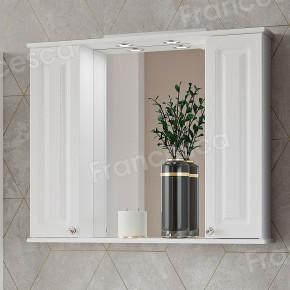 Шкаф-зеркало Francesca Империя 90 2 шкафчика