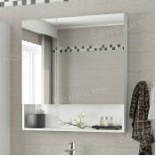 Шкаф-зеркало Венеция Forte 80 белый купить в Москве по цене от 14300р. в интернет-магазине mebel-v-vannu.ru