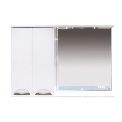 Зеркало-шкаф Misty Куба 120 L купить в Москве по цене от 22550р. в интернет-магазине mebel-v-vannu.ru