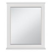 Зеркало Misty Марта 70 белое глянцевое, с полкой купить в Москве по цене от 15620р. в интернет-магазине mebel-v-vannu.ru