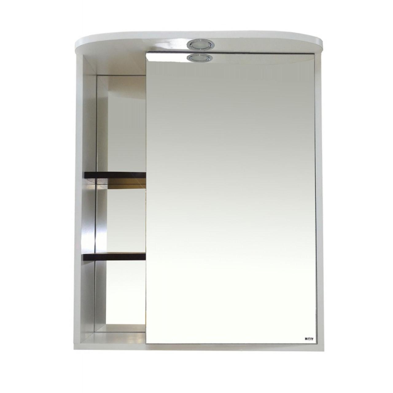 шкаф зеркальный навесной в ванную комнату 80