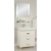 Комплект мебели Акватон Америна М 80 белый купить в Москве по цене от 46170р. в интернет-магазине mebel-v-vannu.ru