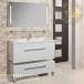Комплект мебели Акватон Мадрид 80 белый с ящиком купить в Москве по цене от 54360р. в интернет-магазине mebel-v-vannu.ru