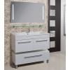 Комплект мебели Акватон Мадрид 120 белый с 2 ящиками купить в Москве по цене от 66010р. в интернет-магазине mebel-v-vannu.ru