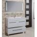 Комплект мебели Акватон Мадрид 120 белый с 2 ящиками купить в Москве по цене от 66010р. в интернет-магазине mebel-v-vannu.ru