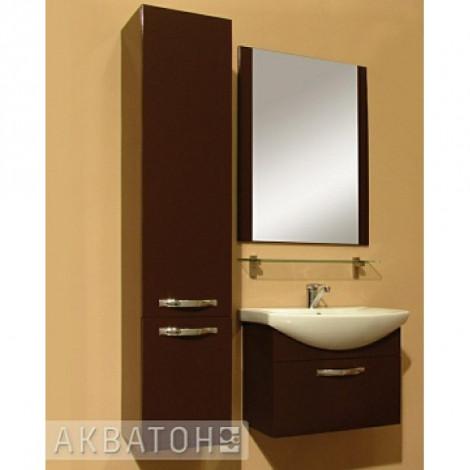 Зеркало Акватон Ария 65 темно-коричневое купить в Москве по цене от 7410р. в интернет-магазине mebel-v-vannu.ru