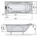 Акриловая ванна Alpen Adriana 160x74 купить в Москве по цене от 41860р. в интернет-магазине mebel-v-vannu.ru
