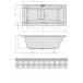 Акриловая ванна Alpen Marlene 170х80 купить в Москве по цене от 50505р. в интернет-магазине mebel-v-vannu.ru
