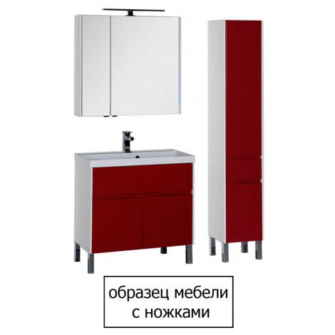 Комплект мебели Aquanet Латина 70 1 ящик белая купить в Москве по цене от 39465р. в интернет-магазине mebel-v-vannu.ru