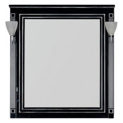 Зеркало Aquanet Паола 90 черное 00181766 купить в Москве по цене от 9865р. в интернет-магазине mebel-v-vannu.ru