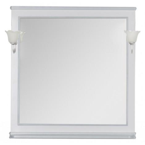 Зеркало Aquanet Валенса 100 белый краколет/серебро 00180145 купить в Москве по цене от 13847р. в интернет-магазине mebel-v-vannu.ru