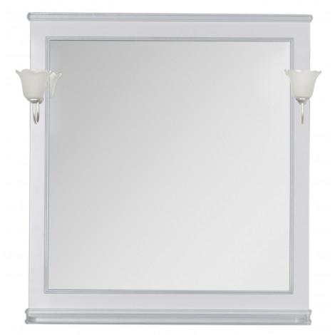Зеркало Aquanet Валенса 90 белый краколет/серебро 00180040 купить в Москве по цене от 12181р. в интернет-магазине mebel-v-vannu.ru