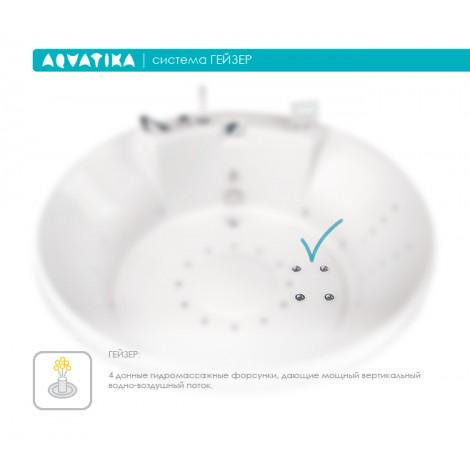 Акриловая ванна Акватика Акварама 3D 200/130x75 купить в Москве по цене от 232800р. в интернет-магазине mebel-v-vannu.ru
