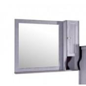 Шкаф-зеркало ASB-Woodline Гранда 60 серый купить в Москве по цене от 26740р. в интернет-магазине mebel-v-vannu.ru