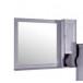 Шкаф-зеркало ASB-Woodline Гранда 80 серый купить в Москве по цене от 29050р. в интернет-магазине mebel-v-vannu.ru