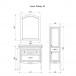 Комплект мебели ASB-Woodline Модерн 85 Патина серебро купить в Москве по цене от 83870р. в интернет-магазине mebel-v-vannu.ru