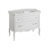 Тумба с раковиной ASB-Woodline Модерн 105 Патина серебро купить в Москве по цене от 87220р. в интернет-магазине mebel-v-vannu.ru