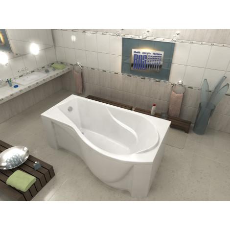 Акриловая ванна Bas Капри 170 см L купить в Москве по цене от 26395р. в интернет-магазине mebel-v-vannu.ru