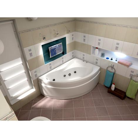 Акриловая ванна Bas Вектра 150 см R с г/м купить в Москве по цене от 63660р. в интернет-магазине mebel-v-vannu.ru