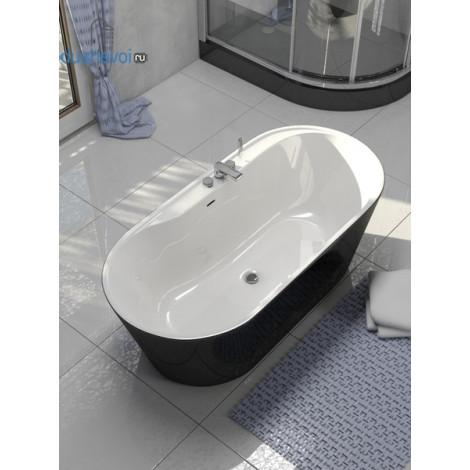 Акриловая ванна BelBagno BB14-NERO/BIA купить в Москве по цене от 109430р. в интернет-магазине mebel-v-vannu.ru