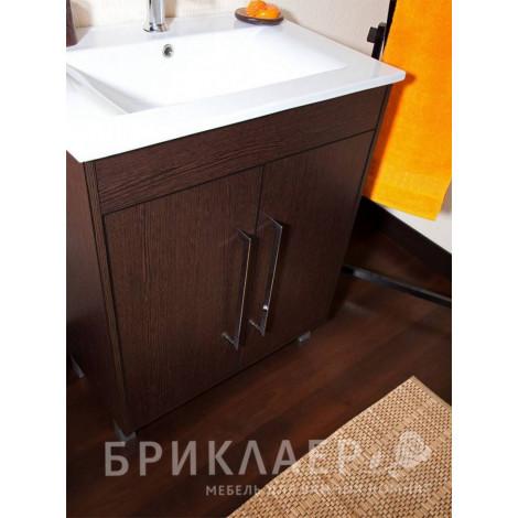 Тумба с раковиной Бриклаер Чили 80-2 купить в Москве по цене от 21413р. в интернет-магазине mebel-v-vannu.ru