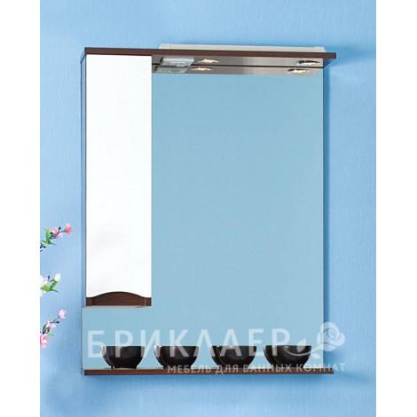 Зеркало-шкаф Бриклаер Токио 70 купить в Москве по цене от 10100р. в интернет-магазине mebel-v-vannu.ru