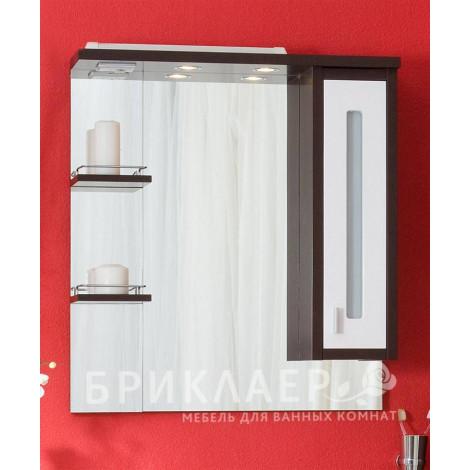 Зеркало-шкаф Бриклаер Бали 75 купить в Москве по цене от 12600р. в интернет-магазине mebel-v-vannu.ru