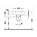 Полупьедестал для раковины Duravit D-Code 08571800002 купить в Москве по цене от 9804р. в интернет-магазине mebel-v-vannu.ru