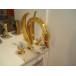 Смеситель Effepi CRYSTAL 23037-DS для раковины золото купить в Москве по цене от 116740р. в интернет-магазине mebel-v-vannu.ru