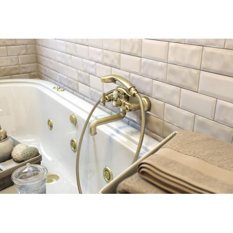 Смеситель Elghansa Praktic 2312660-Bronze для ванны с душем купить в Москве по цене от 9750р. в интернет-магазине mebel-v-vannu.ru