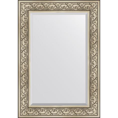 Зеркало Evoform Exclusive BY 3450 70x100 см барокко серебро купить в Москве по цене от 14254р. в интернет-магазине mebel-v-vannu.ru