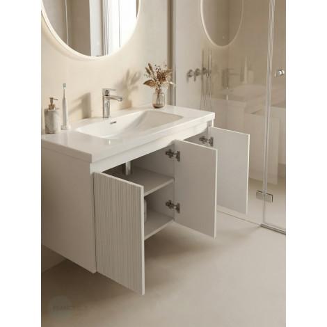 Тумба с раковиной Francesca Avanti Panda art 2501-1000-T купить в Москве по цене от 57800р. в интернет-магазине mebel-v-vannu.ru