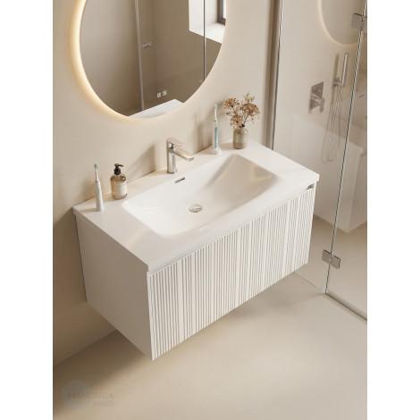 Тумба с раковиной Francesca Avanti Panda art 2501-1000-T купить в Москве по цене от 57800р. в интернет-магазине mebel-v-vannu.ru