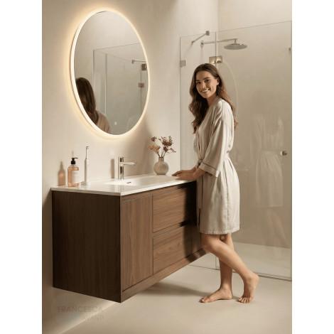 Тумба с раковиной Francesca Avanti Panda art 2502-1200-T купить в Москве по цене от 79600р. в интернет-магазине mebel-v-vannu.ru