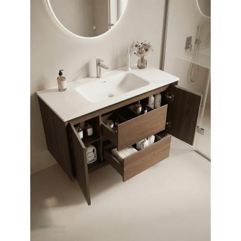 Тумба с раковиной Francesca Avanti Panda art 2502-1200-T купить в Москве по цене от 79600р. в интернет-магазине mebel-v-vannu.ru