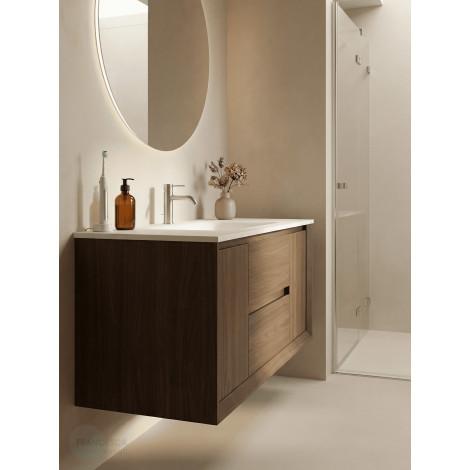 Тумба с раковиной Francesca Avanti Panda art 2502-1200-T купить в Москве по цене от 79600р. в интернет-магазине mebel-v-vannu.ru