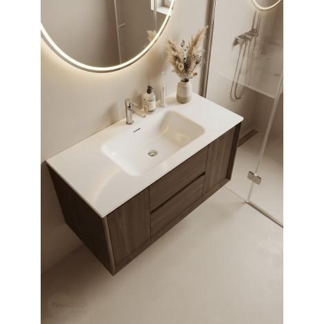 Тумба с раковиной Francesca Avanti Panda art 2502-1200-T купить в Москве по цене от 79600р. в интернет-магазине mebel-v-vannu.ru