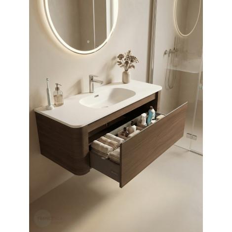 Тумба с раковиной Francesca Avanti Panda art 2503-1200-T купить в Москве по цене от 75990р. в интернет-магазине mebel-v-vannu.ru