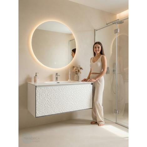 Тумба с раковиной Francesca Avanti Panda art 2510-1000-T купить в Москве по цене от 53990р. в интернет-магазине mebel-v-vannu.ru