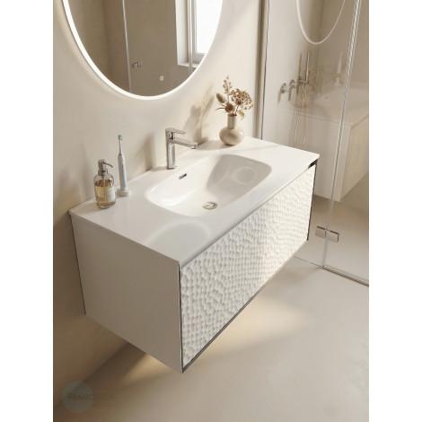 Тумба с раковиной Francesca Avanti Panda art 2510-1000-T купить в Москве по цене от 53990р. в интернет-магазине mebel-v-vannu.ru