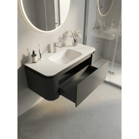 Тумба с раковиной Francesca Avanti Panda art 2511-1200-T купить в Москве по цене от 91990р. в интернет-магазине mebel-v-vannu.ru