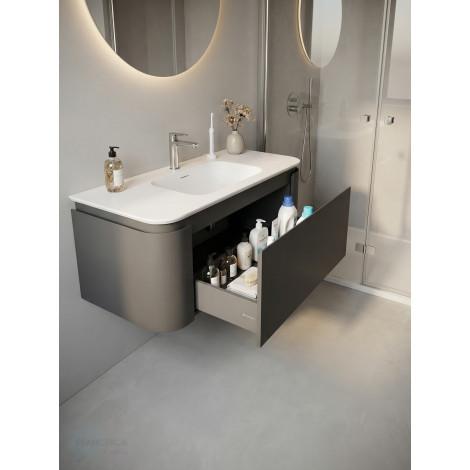 Тумба с раковиной Francesca Avanti Panda art 2511-1200-T купить в Москве по цене от 91990р. в интернет-магазине mebel-v-vannu.ru