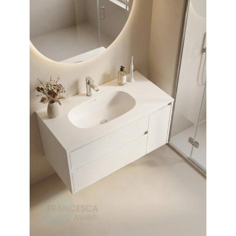 Тумба с раковиной Francesca Avanti Panda art 2513-1000-T купить в Москве по цене от 57800р. в интернет-магазине mebel-v-vannu.ru