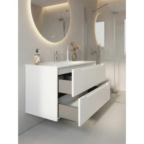 Тумба с раковиной Francesca Avanti Panda art 2515 -1000-T купить в Москве по цене от 55990р. в интернет-магазине mebel-v-vannu.ru