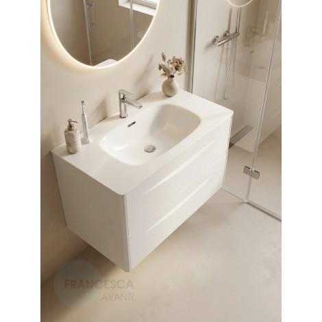 Тумба с раковиной Francesca Avanti Panda art 2518-900-T купить в Москве по цене от 61990р. в интернет-магазине mebel-v-vannu.ru