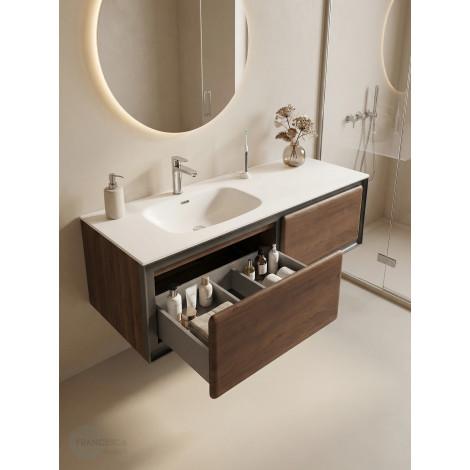 Тумба с раковиной Francesca Avanti Panda art 2532M-1-1600-T купить в Москве по цене от 125990р. в интернет-магазине mebel-v-vannu.ru